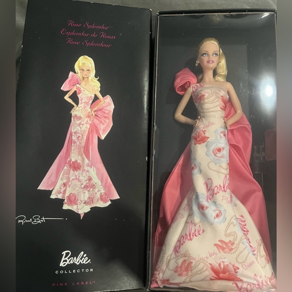 Rose Splendor Barbie Collector Pink Label - Picture 3 of 3